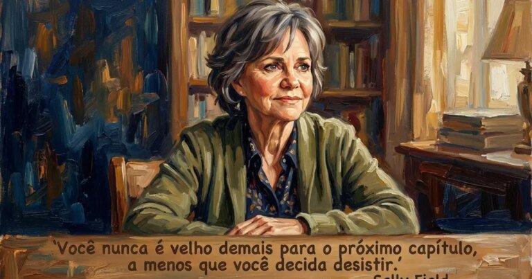 Sally Field sobre continuar abrindo novos caminhos mesmo depois de décadas de carreira: “Você nunca está velho demais para o próximo capítulo, a menos que decida desistir”