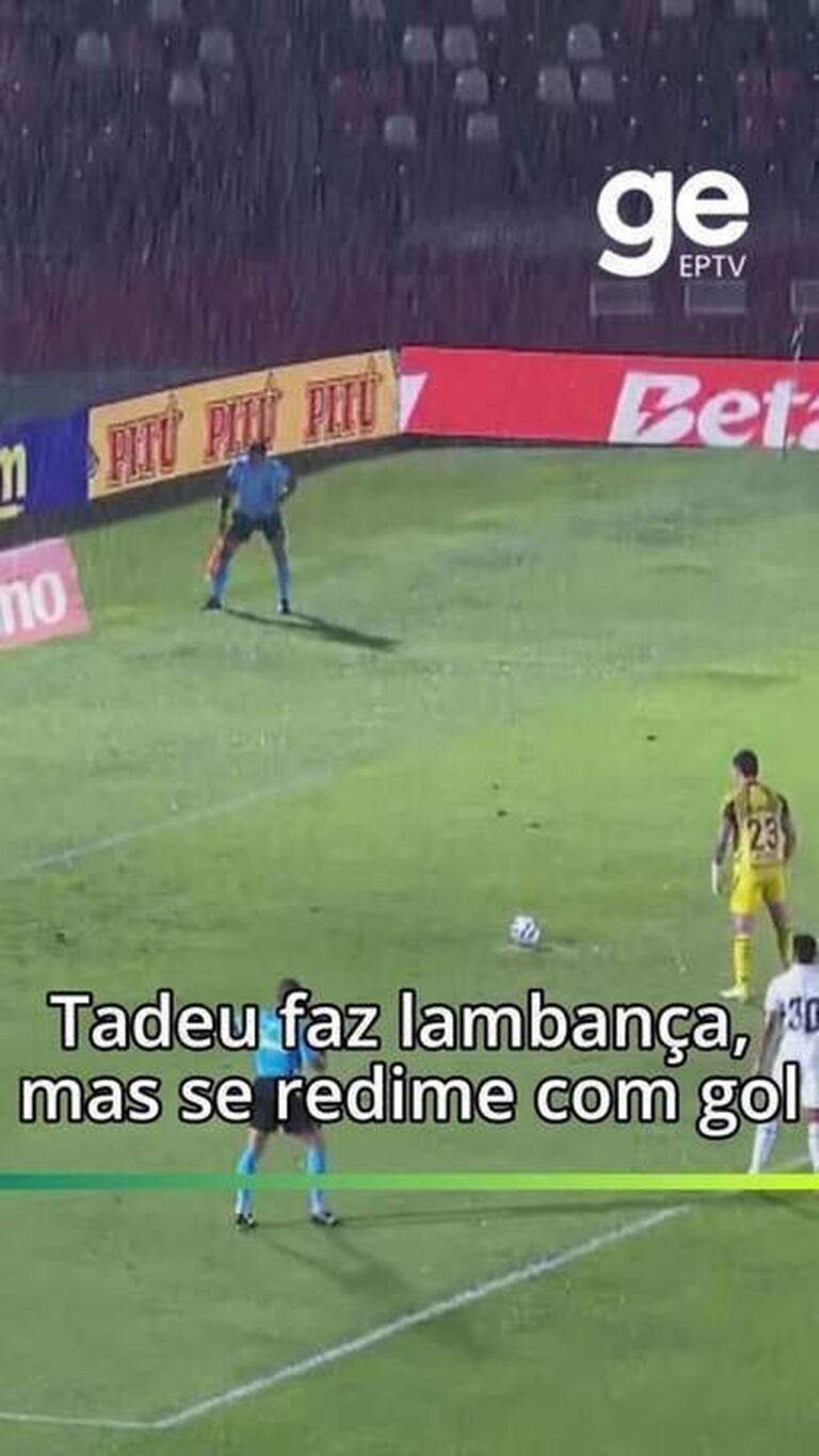 Tadeu faz lambança, mas se redime com gol em vitória do Goiás; vídeo