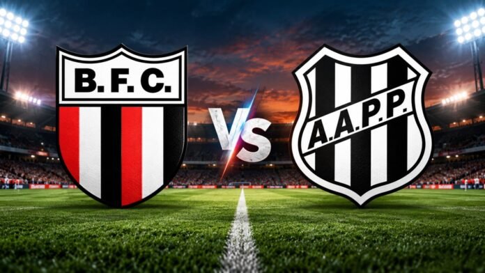 Imagem ilustra botafogo sp x ponte preta