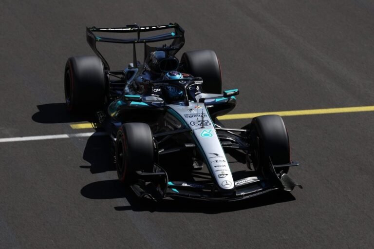 F1: Russell é o mais rápido no TL1 do Azerbaijão; Bortoleto é 10º